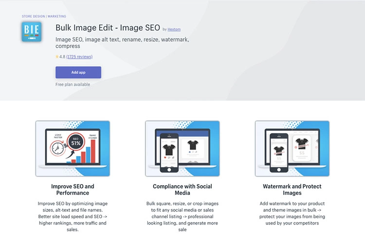 Free Shopify App Bulk Image Edit for Content Creation