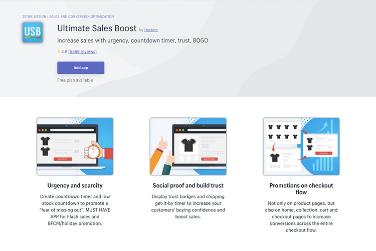 Free Shopify App Ultimate sales boost for increased sales