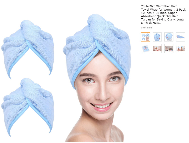 microfiber hair towel