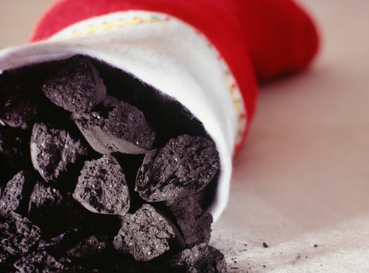 coal in the stocking