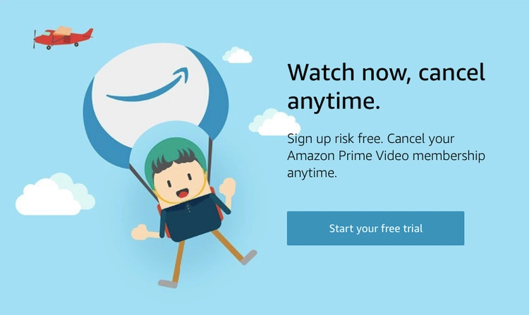 banner de amazon prime cta