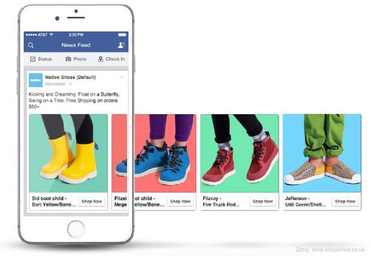 facebook动态产品广告鞋
