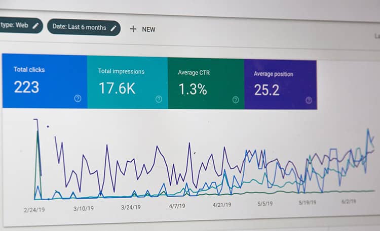 google analytics report photo