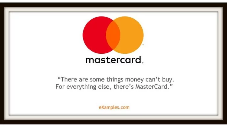 mastercard slogan