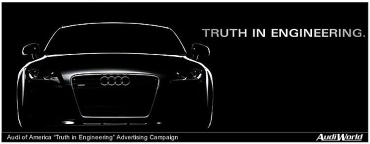 truth in engineering audi campaign