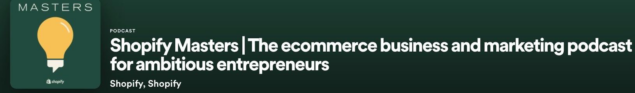 shopify masters