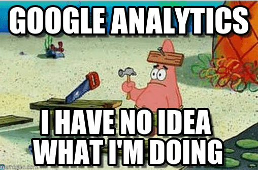 google analytics meme