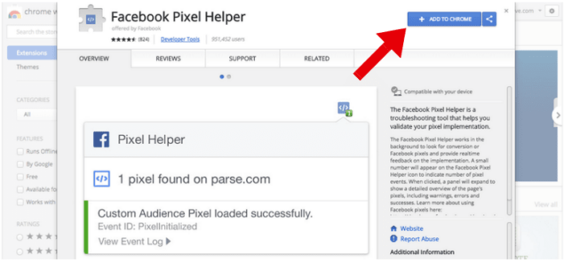 facebook kpixel helper