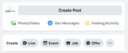 facebook business page create post