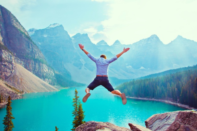 man jumping