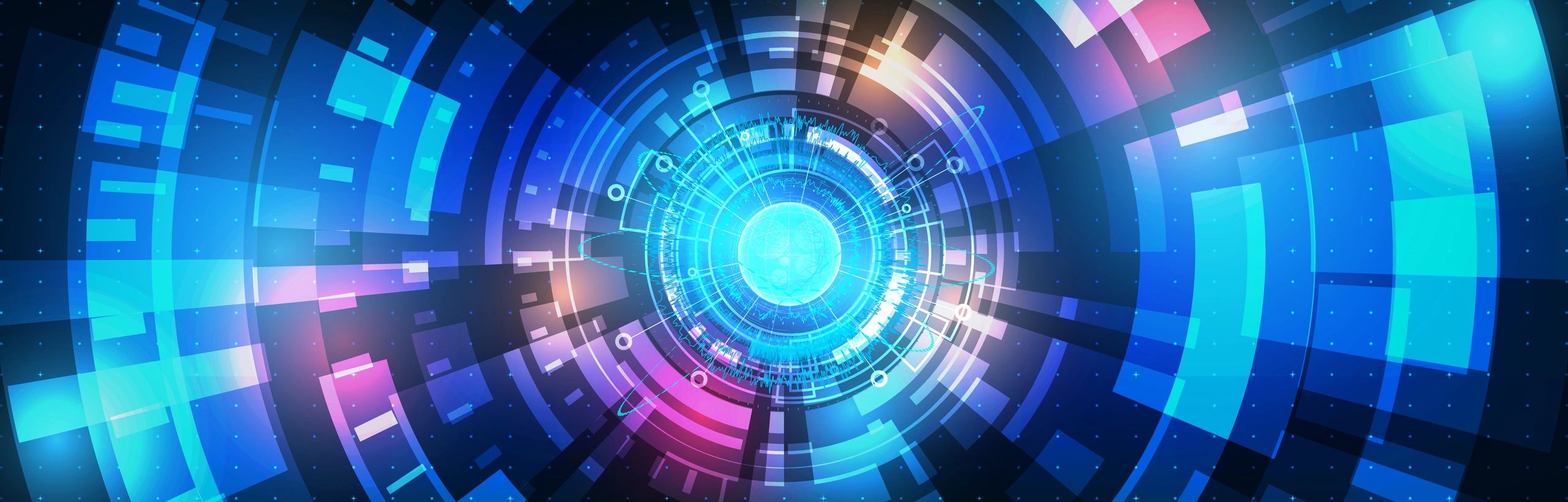 Abstract technology background representing RTP data comparison